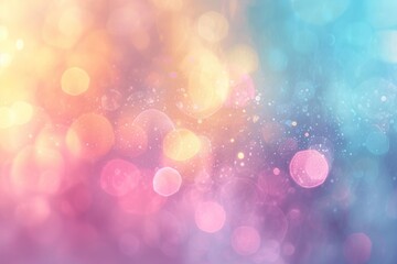 Soft Pastel Light Leaks Background with Dreamy Hues of Pink, Blue, and Yellow for an Ethereal Atmosphere