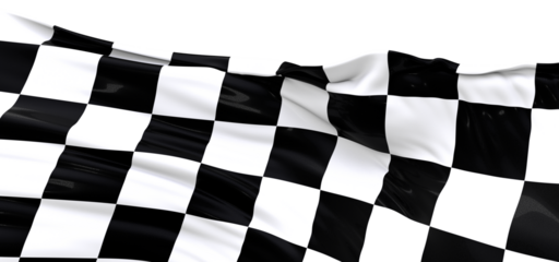 Black and white flag