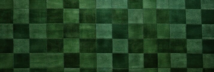 Green square checkered carpet texture