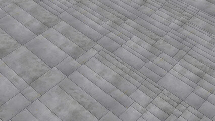 cement 3D geometric pattern