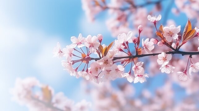 Blossom of a cherry tree