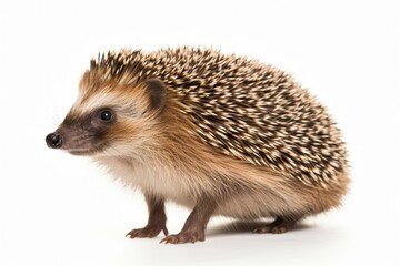 hedgehog  isolated on white background