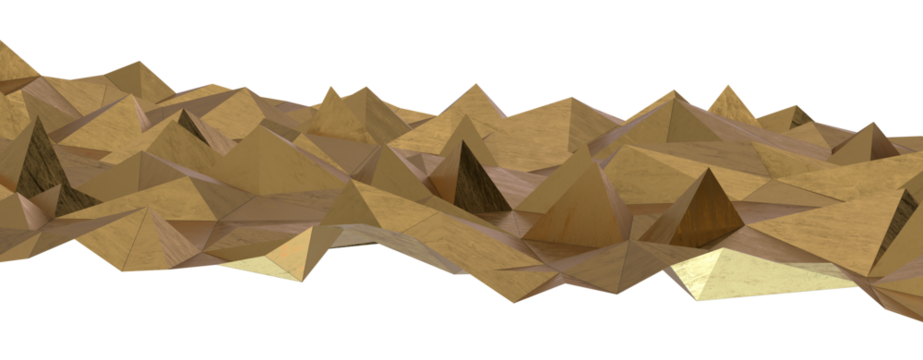 Luxurious VIP Invitation template with gold polygon background