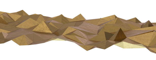 Luxurious VIP Invitation template with gold polygon background