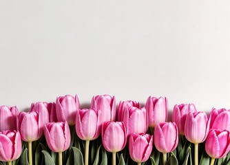 pink tulips. March 8. Spring flowers 