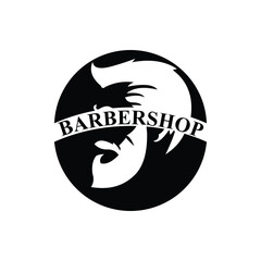 logo Vector vintage barber shop