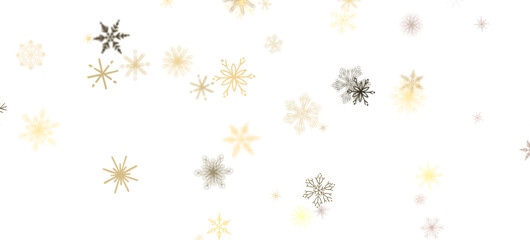 Gentle Snow Drift: Mind-Blowing 3D Illustration of Falling Holiday Snowflakes