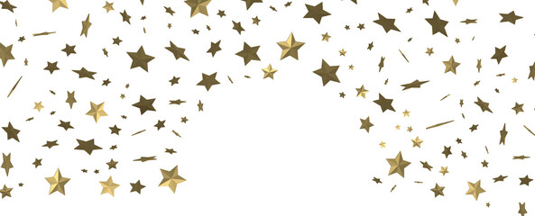 Yuletide Star Descent: Striking 3D Illustration Showcasing Falling Festive Stellar Fragments