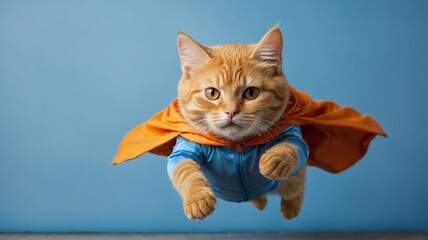 Supercat in flying action