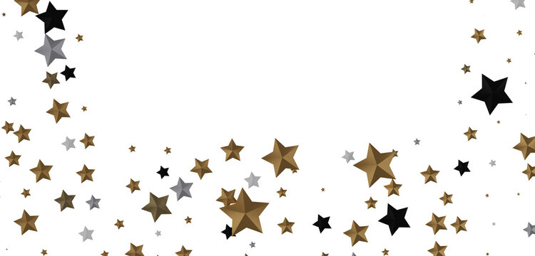 XMAS golden stars -