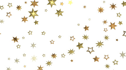 Falling Holiday Astral Radiance: Magnificent 3D Illustration of Descending Stellar Illumination for Christmas