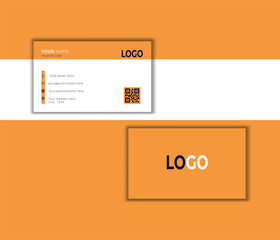 Business card design template, Clean professional business card template,