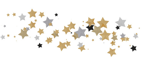 XMAS golden stars -