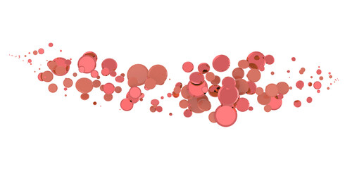 confetti png. red confetti falls from the sky. Glittering confetti on a transparent background. Holiday