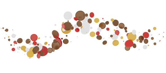 confetti png. Gold confetti falls from the sky. Glittering confetti on a transparent background. Holiday,