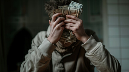 Person with money in their hands