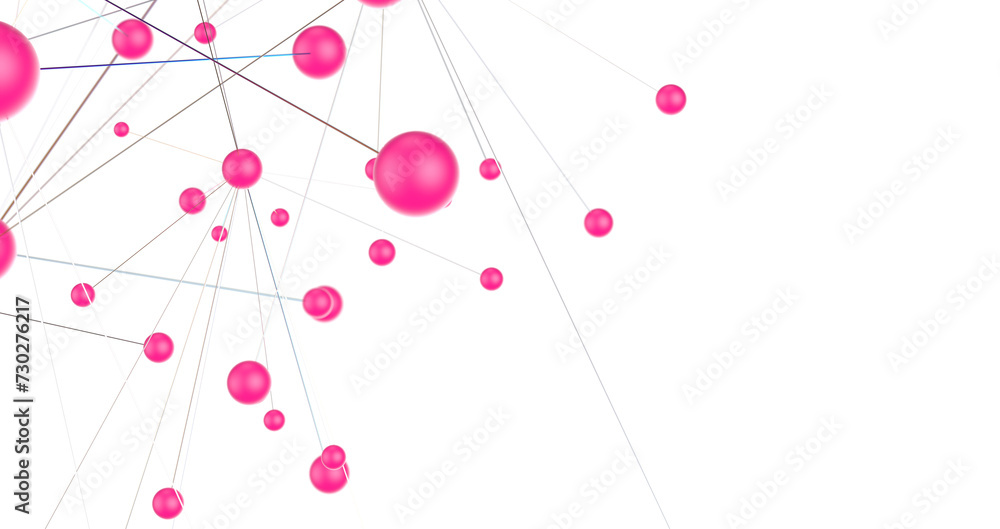 Poster concept of ai technology, motion of digital data flow.