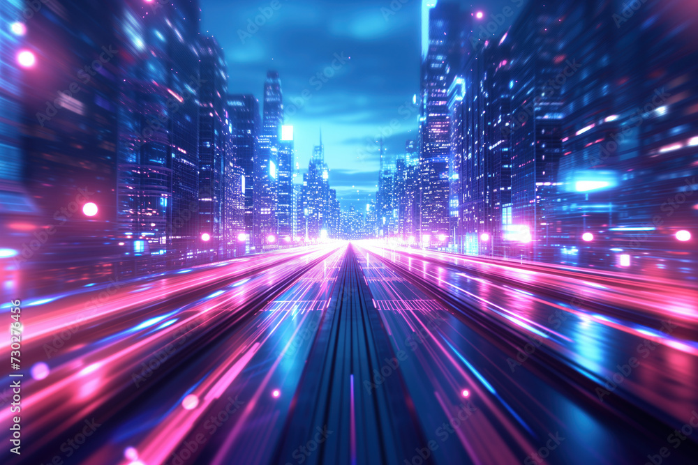 Poster an abstract dynamic background symbolizing progress, future, dynamic, change, speed. background imag