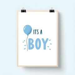 It's A Boy poster 