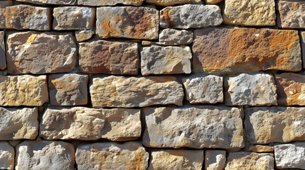 Close-Up of Wall Made of Rocks