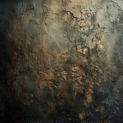 A textured surface with a mix of dark and golden tones, showcasing an abstract, rustic, and aged appearance.