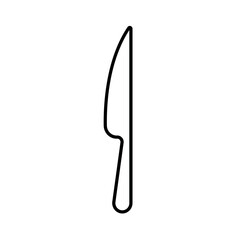 Knife icon line vector. restaurant business concept, vector illustration