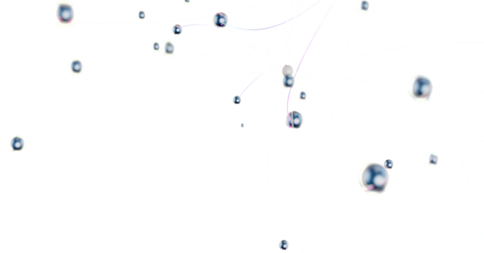 Concept of AI technology, Motion of digital data flow.