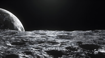 Moon surface background