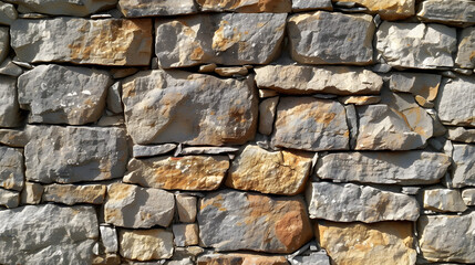 Stone Wall Made of Rocks