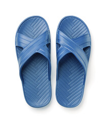 Blue EVA slide sandals