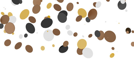 Fototapeta premium confetti png. Gold confetti falls from the sky. Glittering confetti on a transparent background. Holiday,