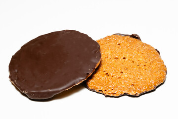 typical cookies from Asturias, Spain, made with almonds, milk and other ingredients called muscovites