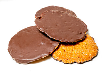 typical cookies from Asturias, Spain, made with almonds, milk and other ingredients called muscovites