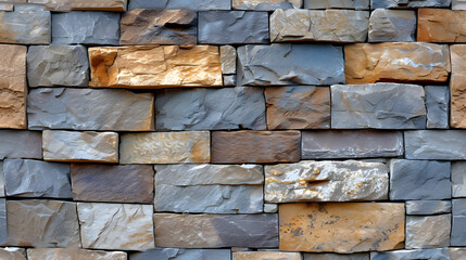 Obraz premium Close Up of a Rock Wall