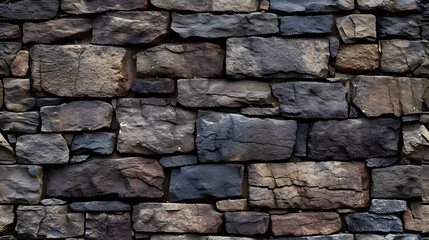 Obraz premium Stone Wall Made of Rocks
