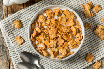Healthy Brown Cinnamon Toast Breakfast Cereal