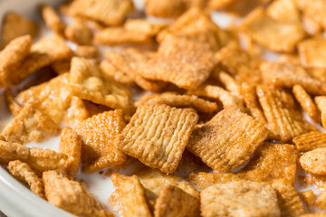 Healthy Brown Cinnamon Toast Breakfast Cereal