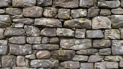 Stone Wall With Moss