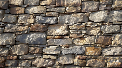 Fototapeta premium Stone Wall Without Mortar