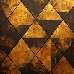 abstract rhomb gold grunge seamless pattern tile --v 5.2 Job ID: 2b72b5c2-80fc-4409-bf9a-7f1f97feaa3a