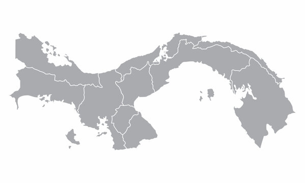 Panama regions map