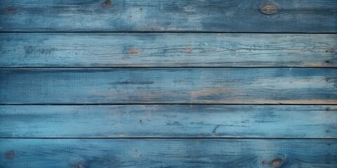 Obraz premium Old grunge wood plank texture background. Vintage blue wooden board wall have antique cracking style background