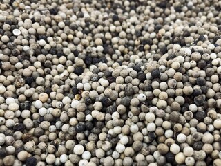 black and white peppers background