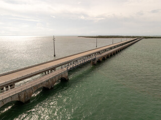 Fototapeta na wymiar Spanish Harbor Channel Bridge - Florida