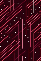 Burgundy diagonal dots and dashes seamless pattern vector illustration