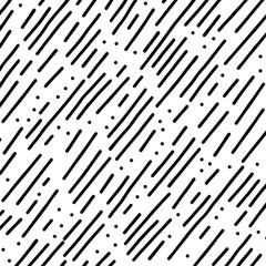 Charcoal diagonal dots and dashes seamless pattern vector illustration