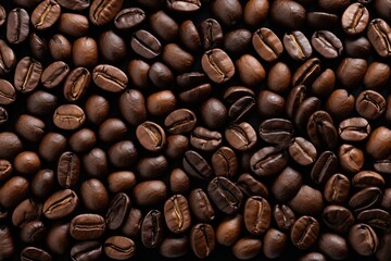 Fototapeta premium Fresh roasted coffee beans