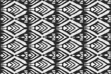 ikat African Indian art, Abstract White. Ethnic beautiful seamless pattern. India Thai pattern. Mexican striped style. Native traditional. Design for background, fabric, clothing Kente.