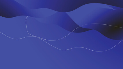 Blue gradient background wallpaper vector image for backdrop or presentation