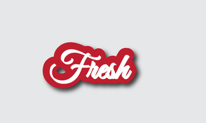 clean and fresh text effect design